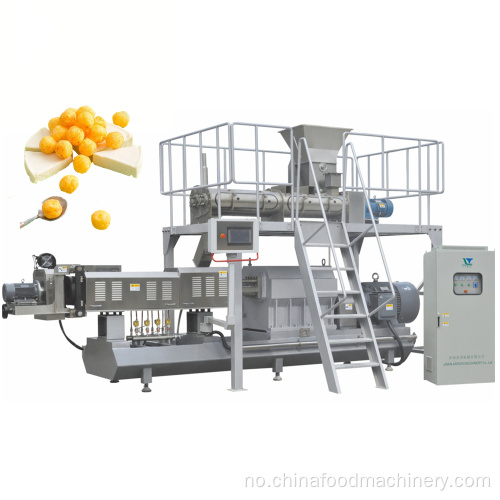 Automatisk puffet mais snacks lager maskin
